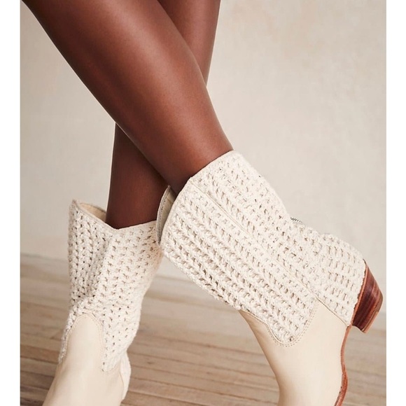 SELINA CROCHET BOOTS X FREE PEOPLE - Picture 5 of 6